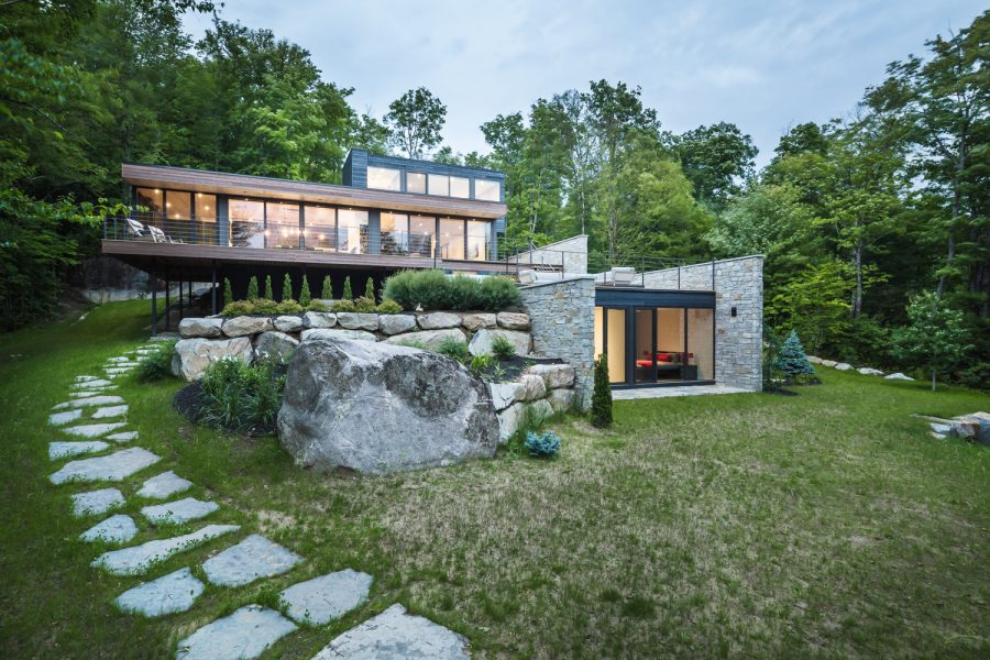 Casa moderna e a decoração